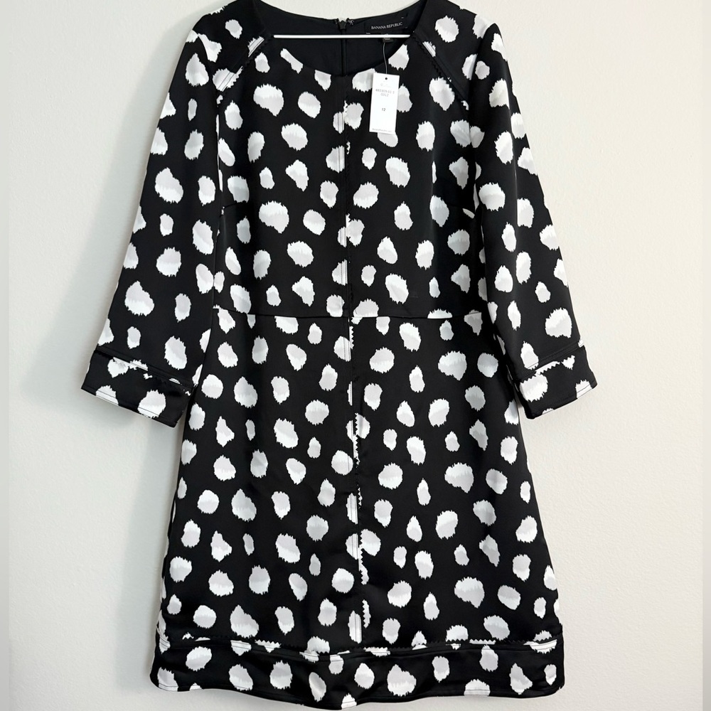 Banana Republic Silk Polka Dot Dress - Picture 3 of 7